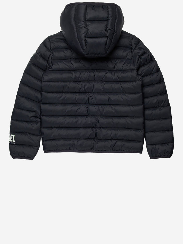 Diesel Coats Black Poliammide