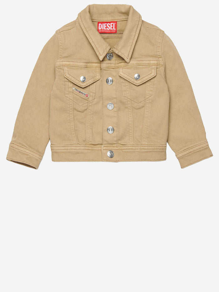 Diesel Coats Beige Cotone Elastan