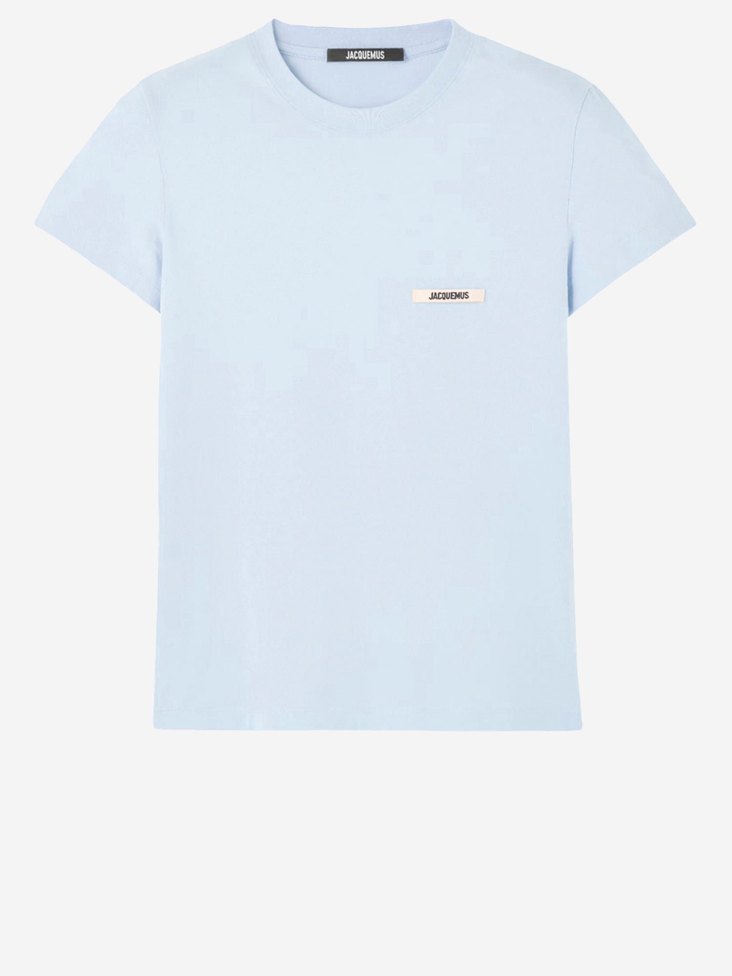 JACQUEMUS T-shirts and Polos Light Blue Cotone