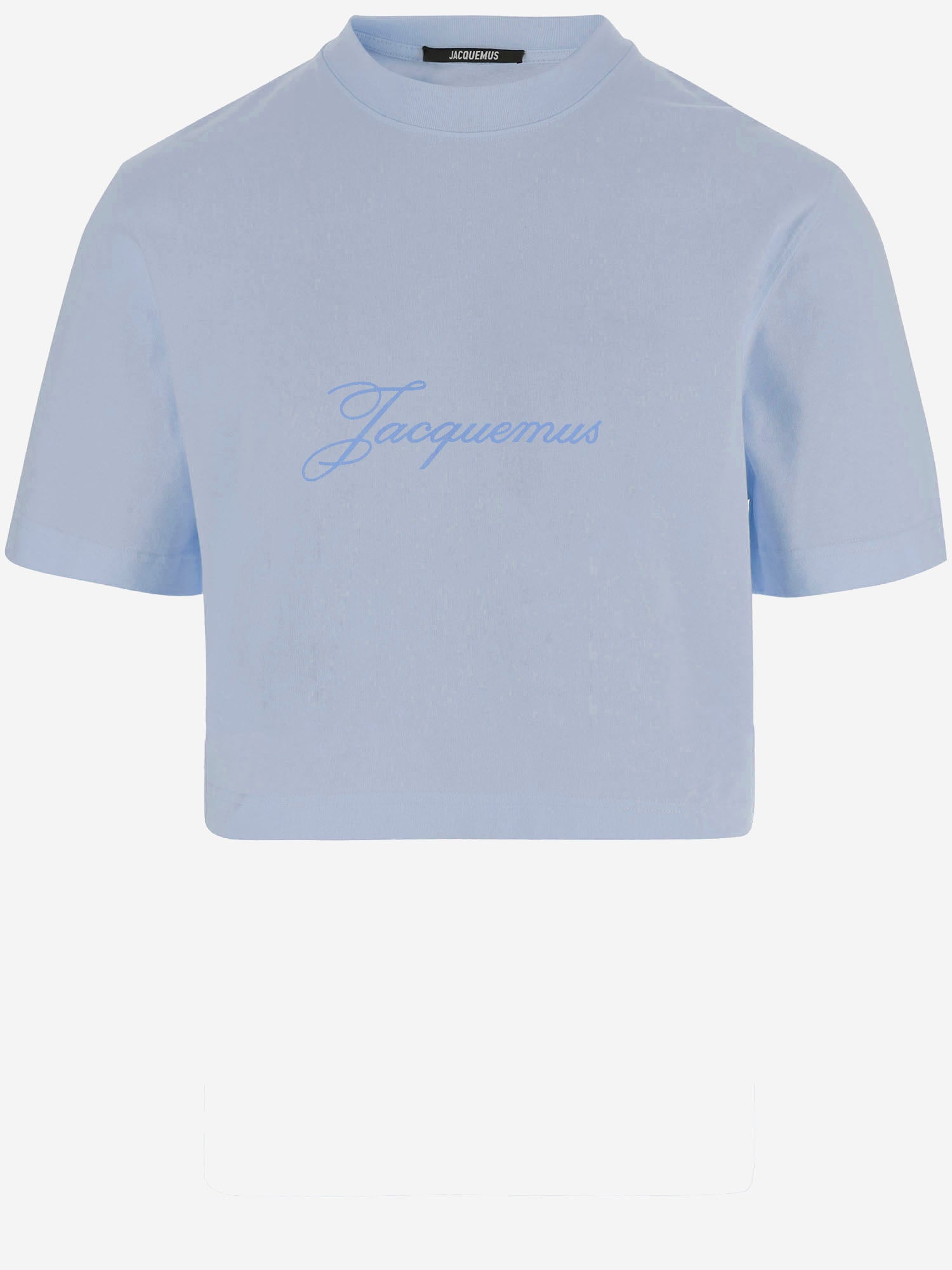 JACQUEMUS T-shirts and Polos Light Blue 100 Cotton