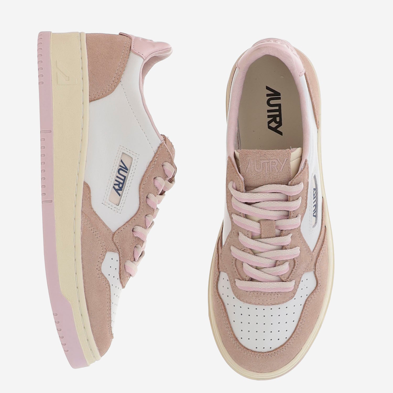 AUTRY Sneakers Pink Cow Leather Sole: Rubber