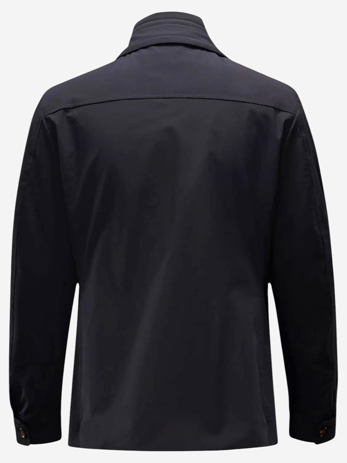 Moorer Coats Blue Poliammide