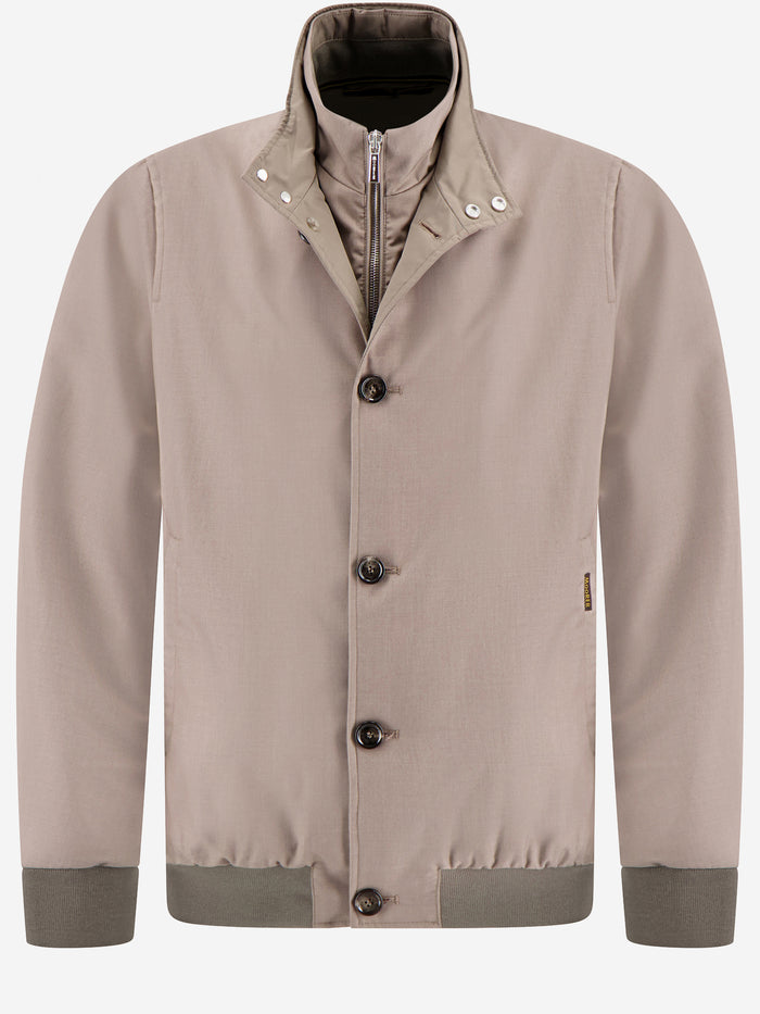 Moorer Coats Beige Poliestere