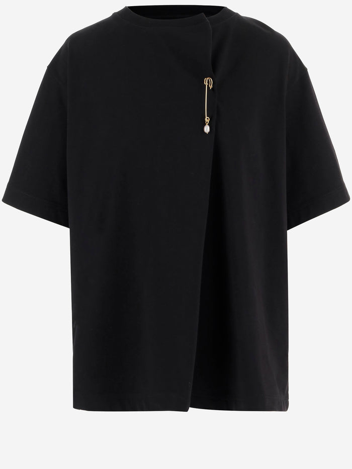 Carven T-shirts and Polos Black Cotone