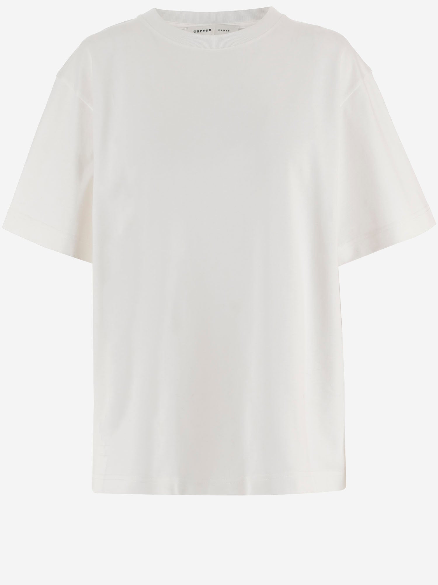 Carven T-shirts and Polos White Cotone
