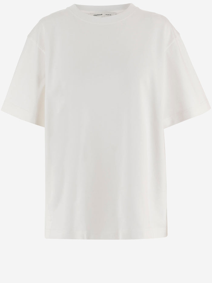 Carven T-shirts and Polos White Cotone