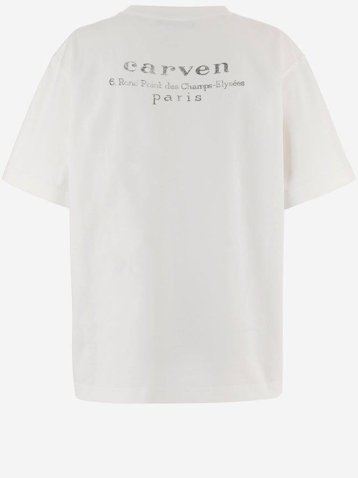 Carven T-shirts and Polos White Cotone
