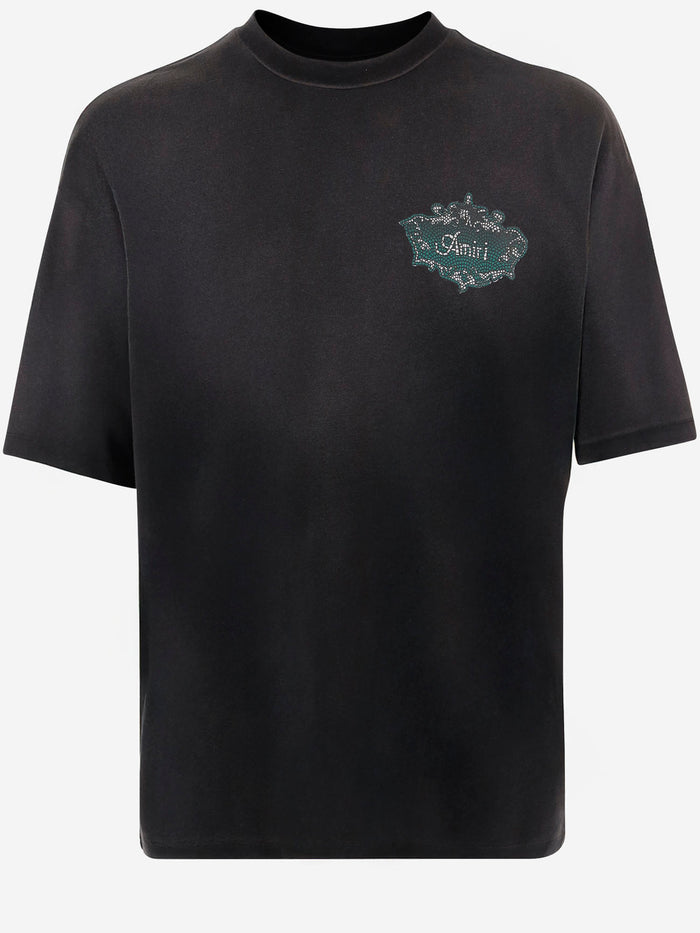 Amiri T-shirts and Polos Black Cotton