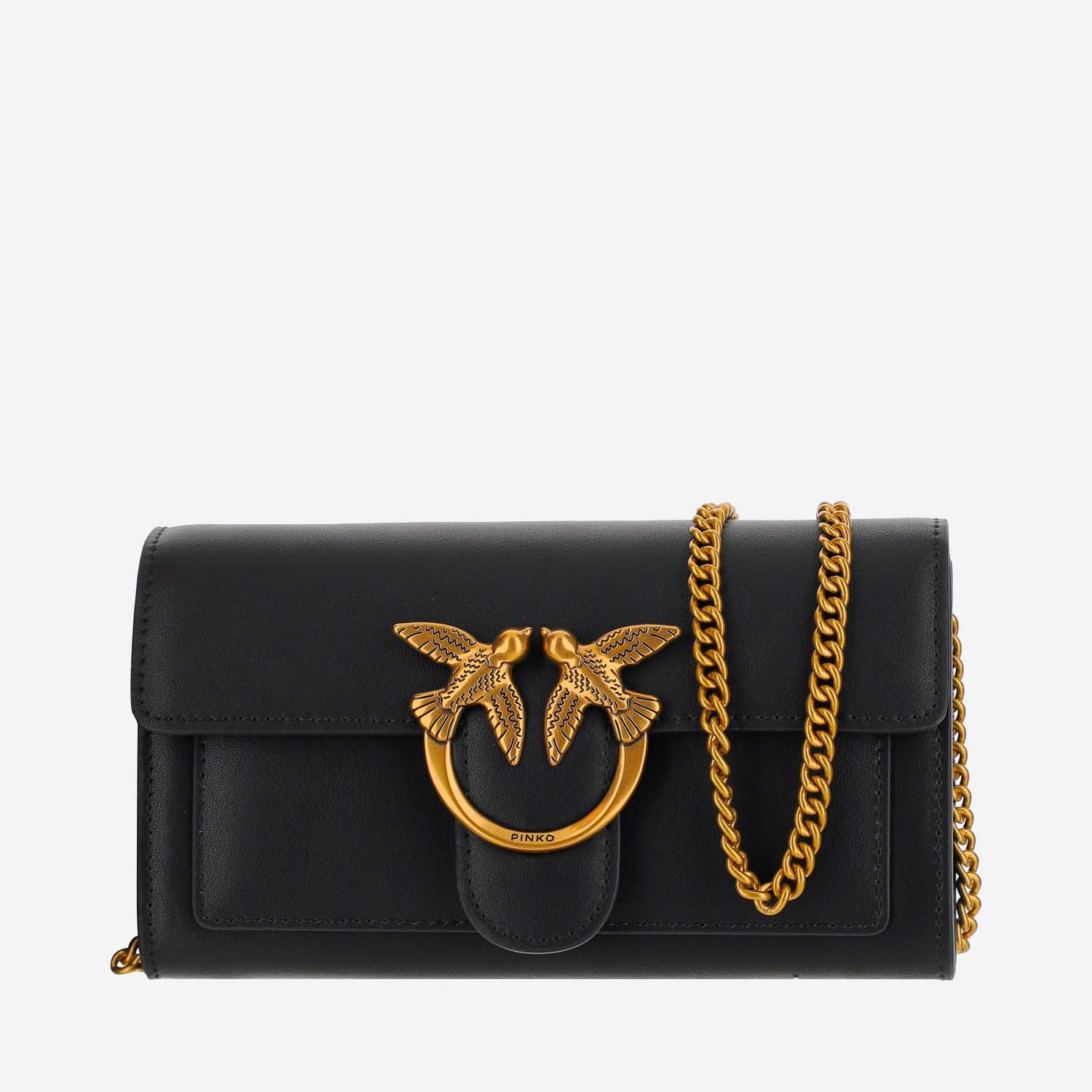 Pinko Wallets Black Pelle