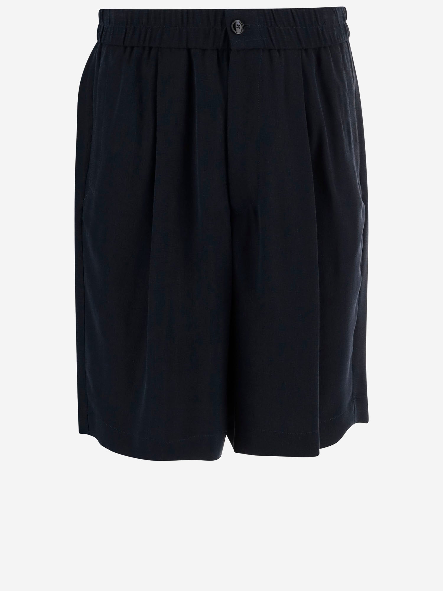 Giorgio Armani Shorts Black Cupro