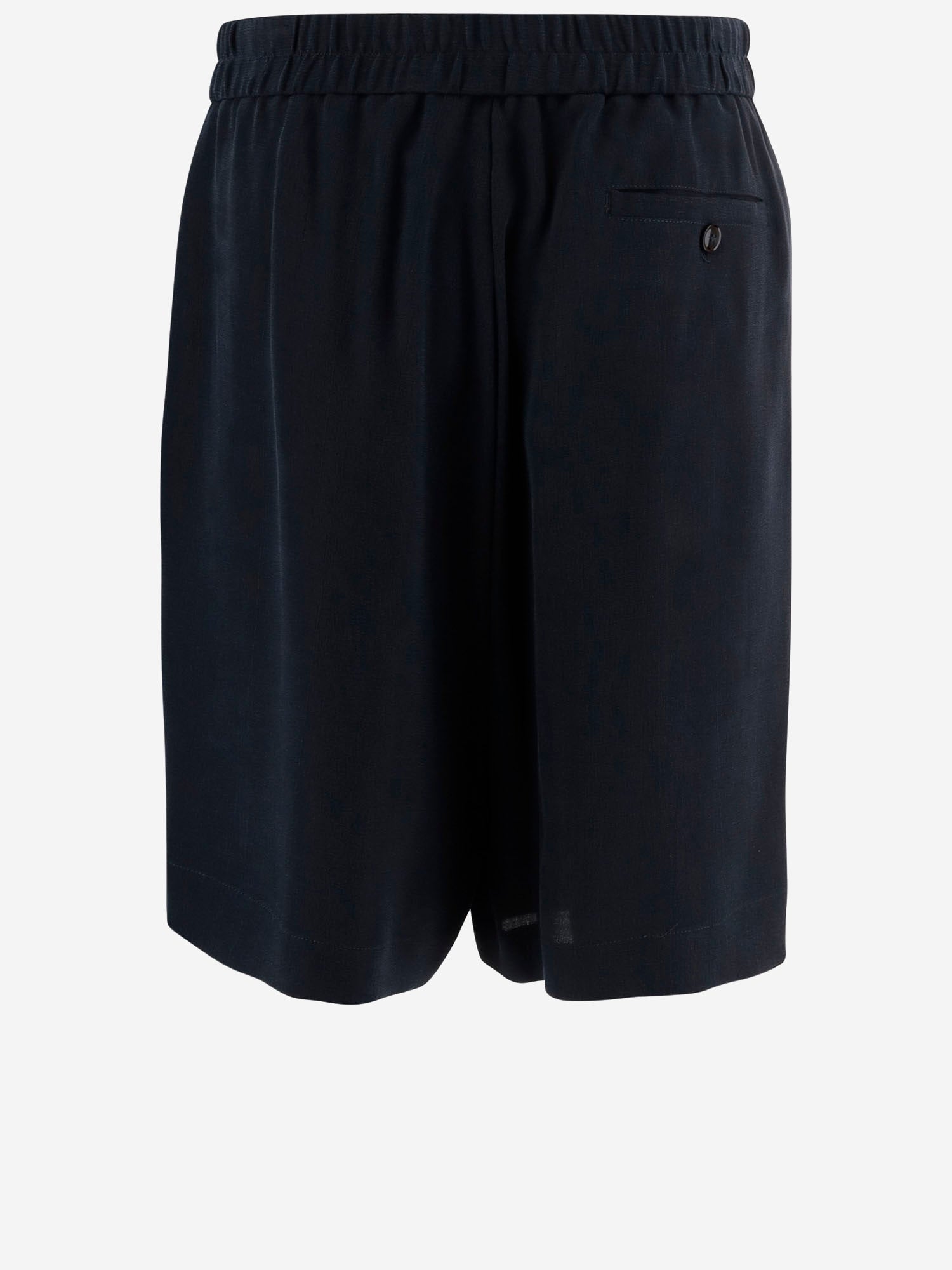 Giorgio Armani Shorts Black Cupro