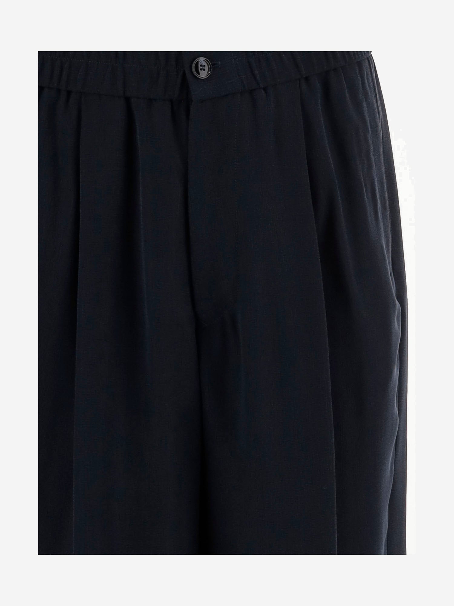 Giorgio Armani Shorts Black Cupro