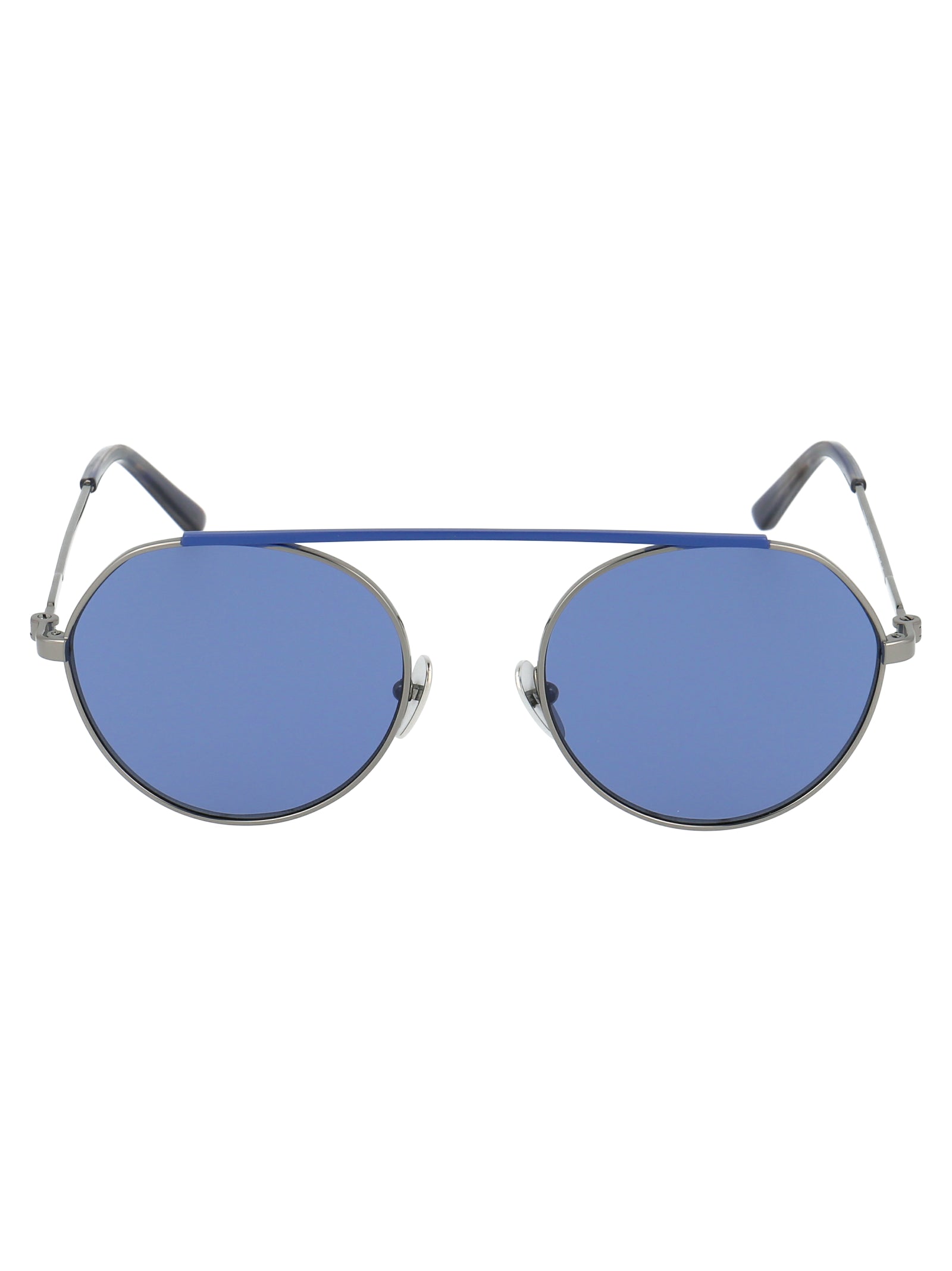 Ck19149s 009 Blue Metal Sunglasses