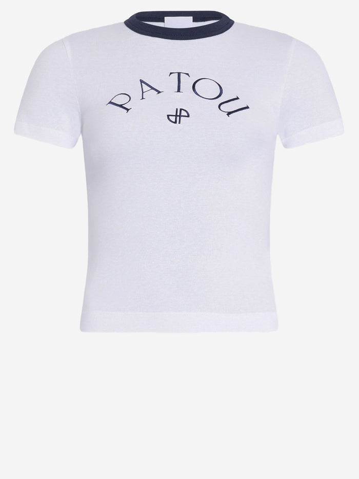 PATOU T-shirts and Polos White Co - Cotton