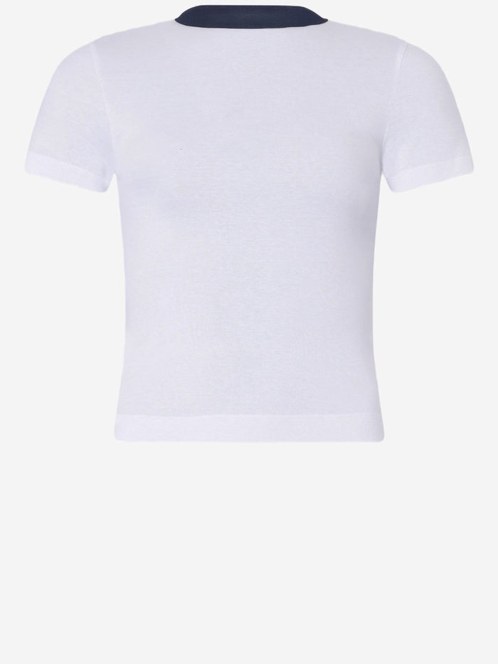 PATOU T-shirts and Polos White Co - Cotton
