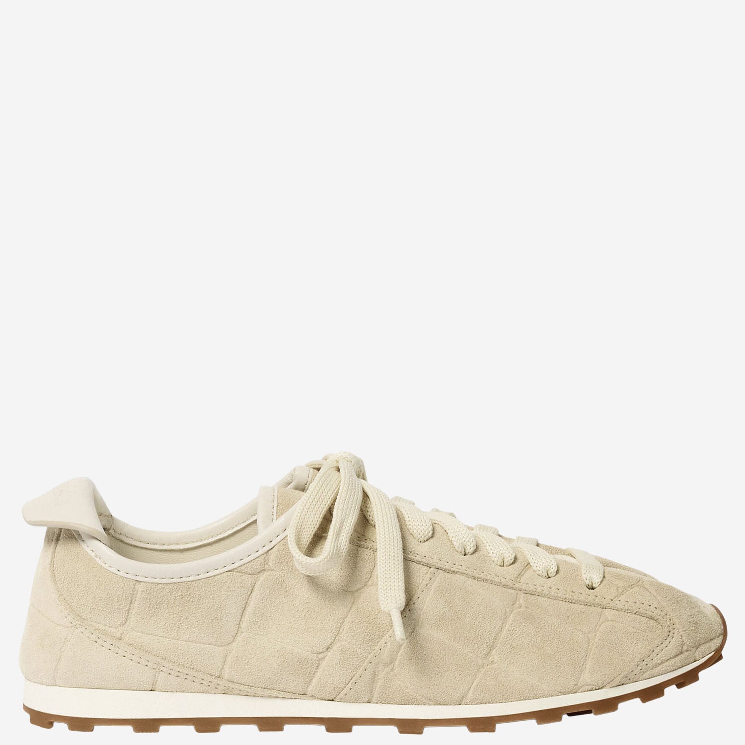 JACQUEMUS Sneakers Ivory Pelle