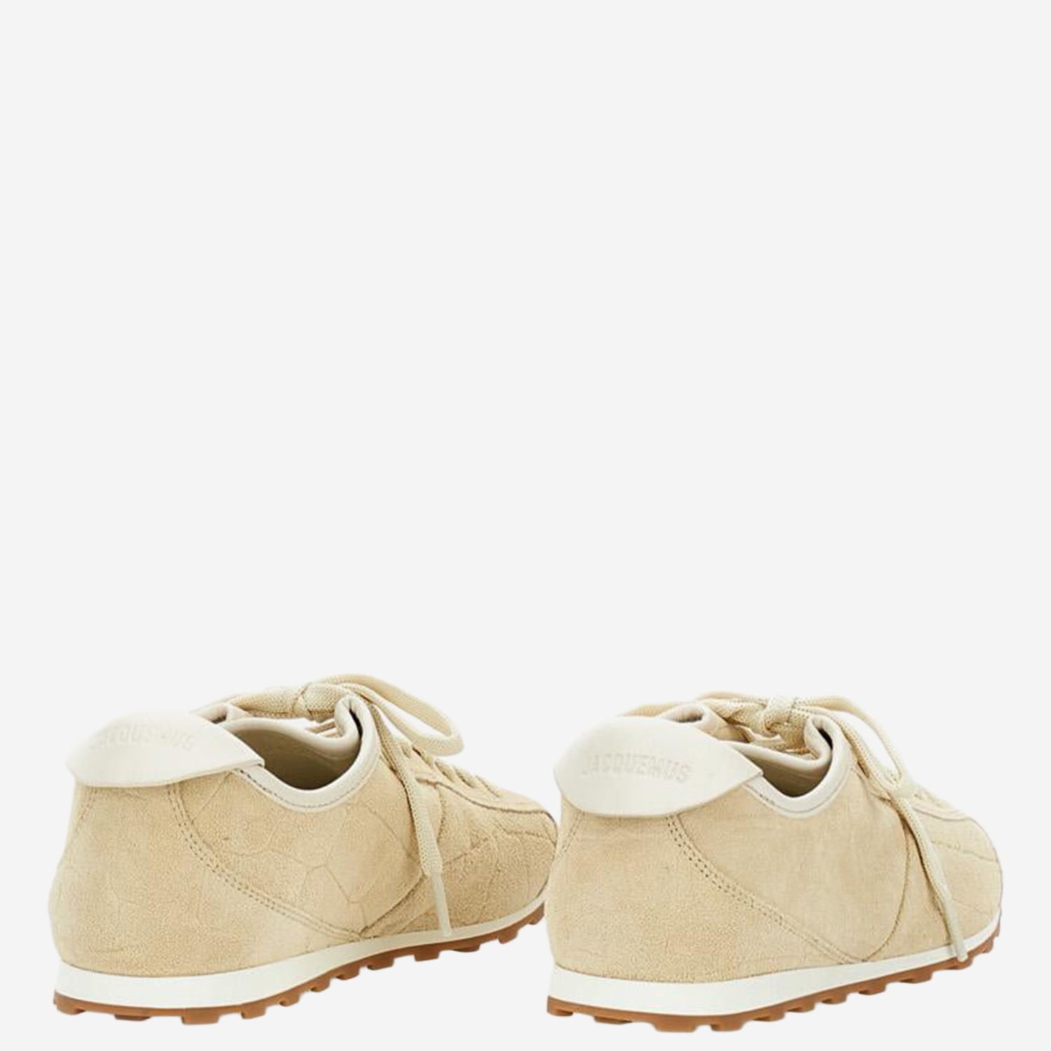 JACQUEMUS Sneakers Ivory Pelle