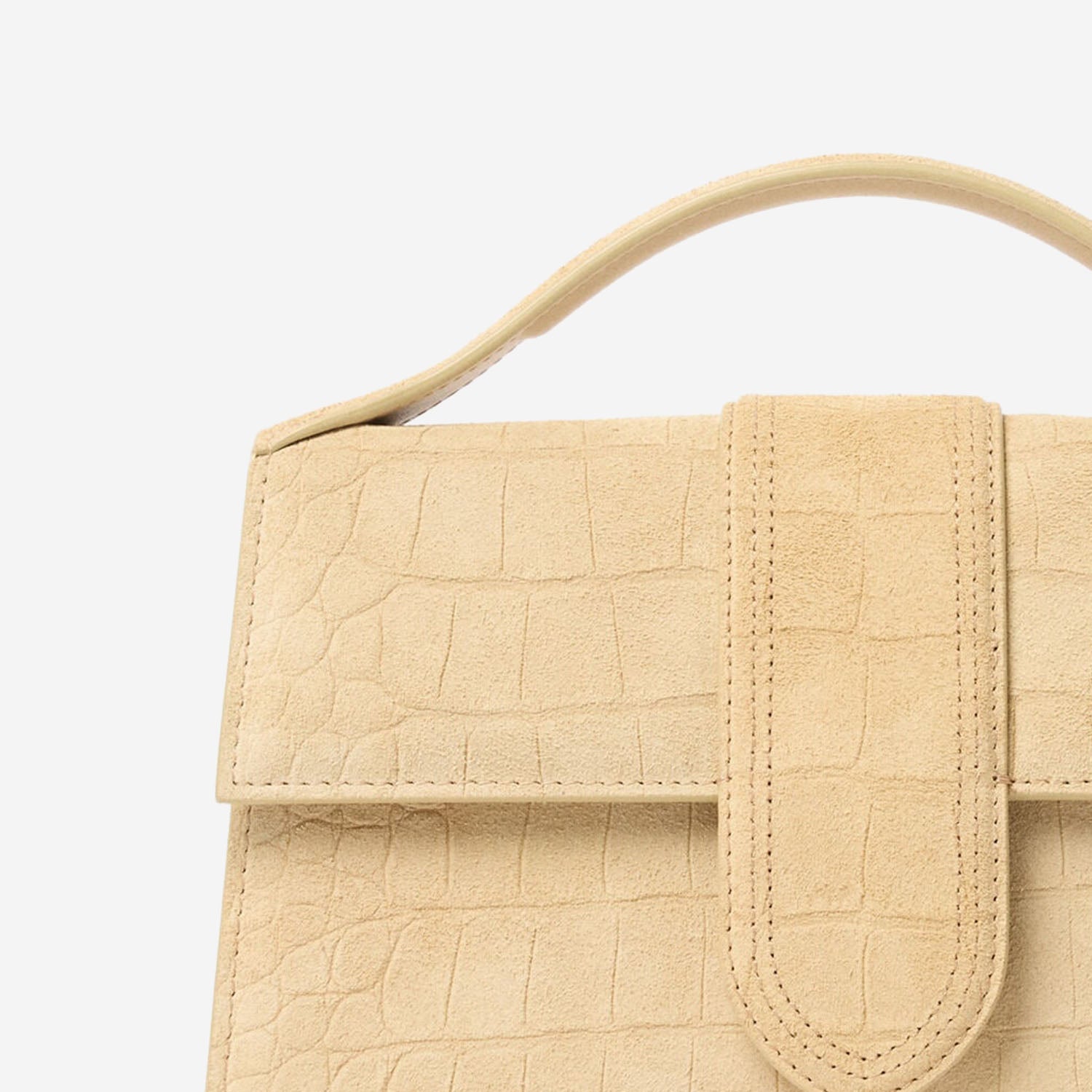 JACQUEMUS Bags Beige Suede
