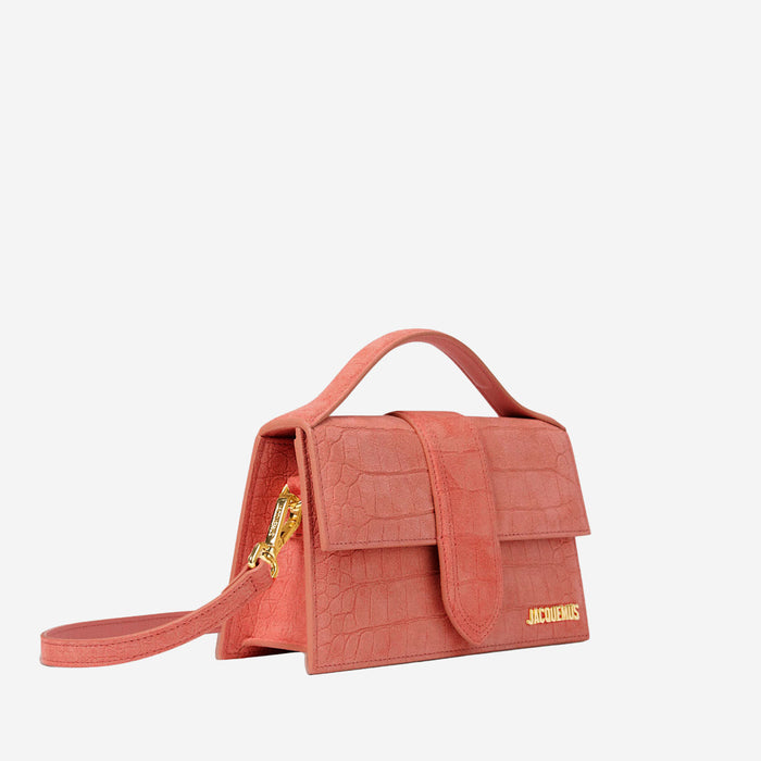 JACQUEMUS Bags Orange Suede