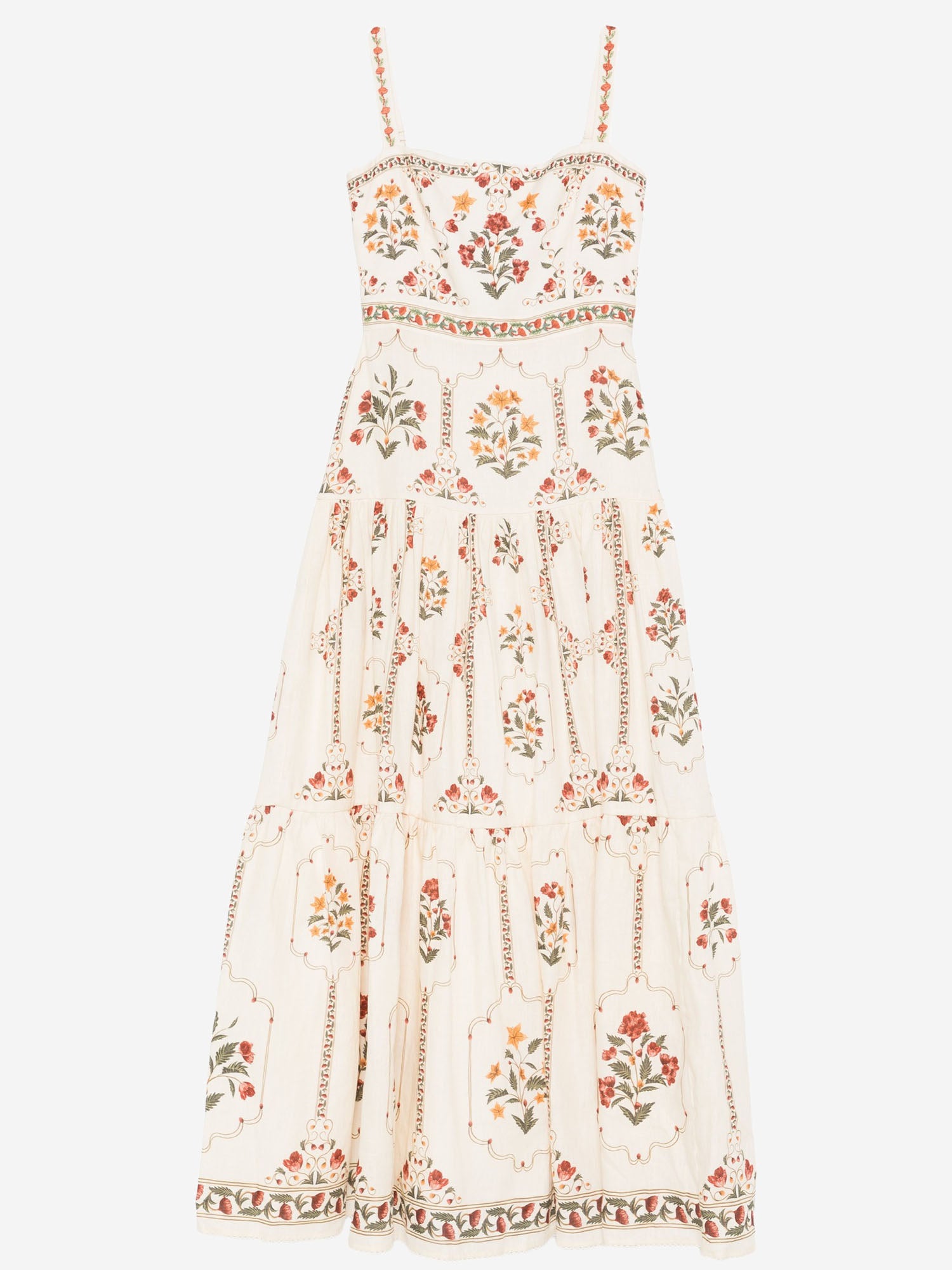Agua by Bendita Dresses Red Lino