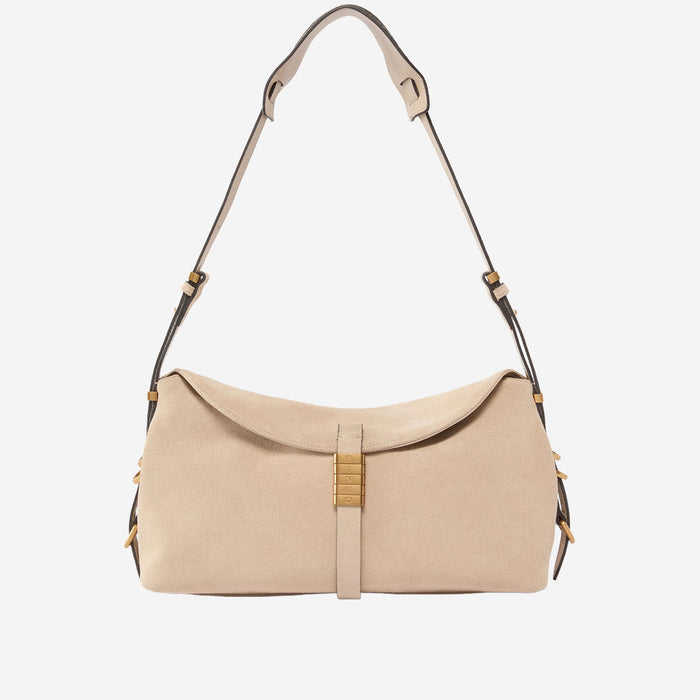 Pinko Bags Beige Pelle Scamosciata