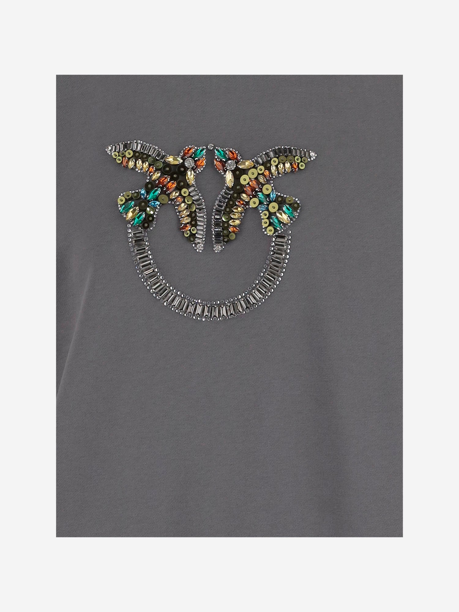 Pinko Sweaters Grey Cotone
