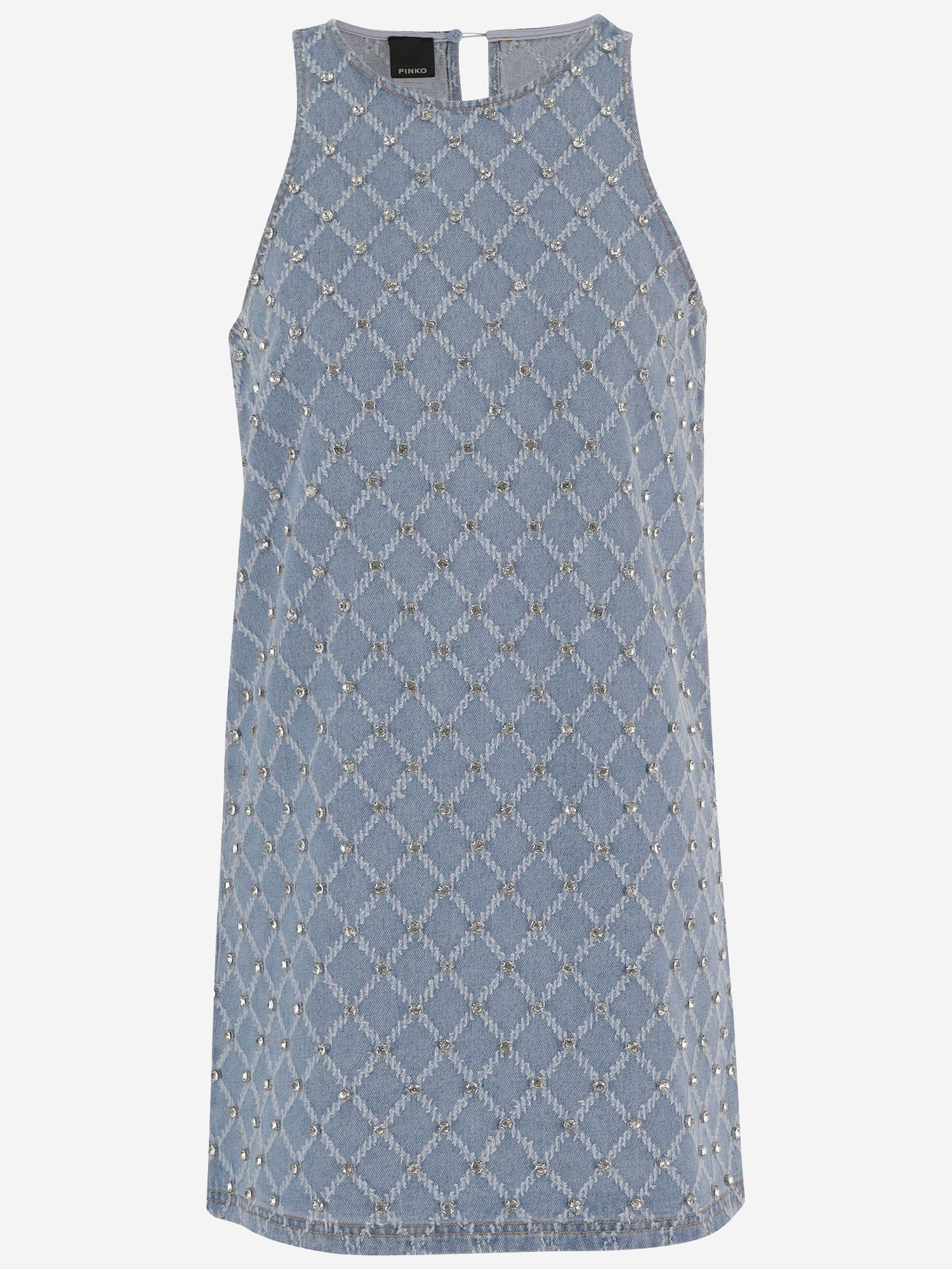 Pinko Dresses Light Blue Cotone