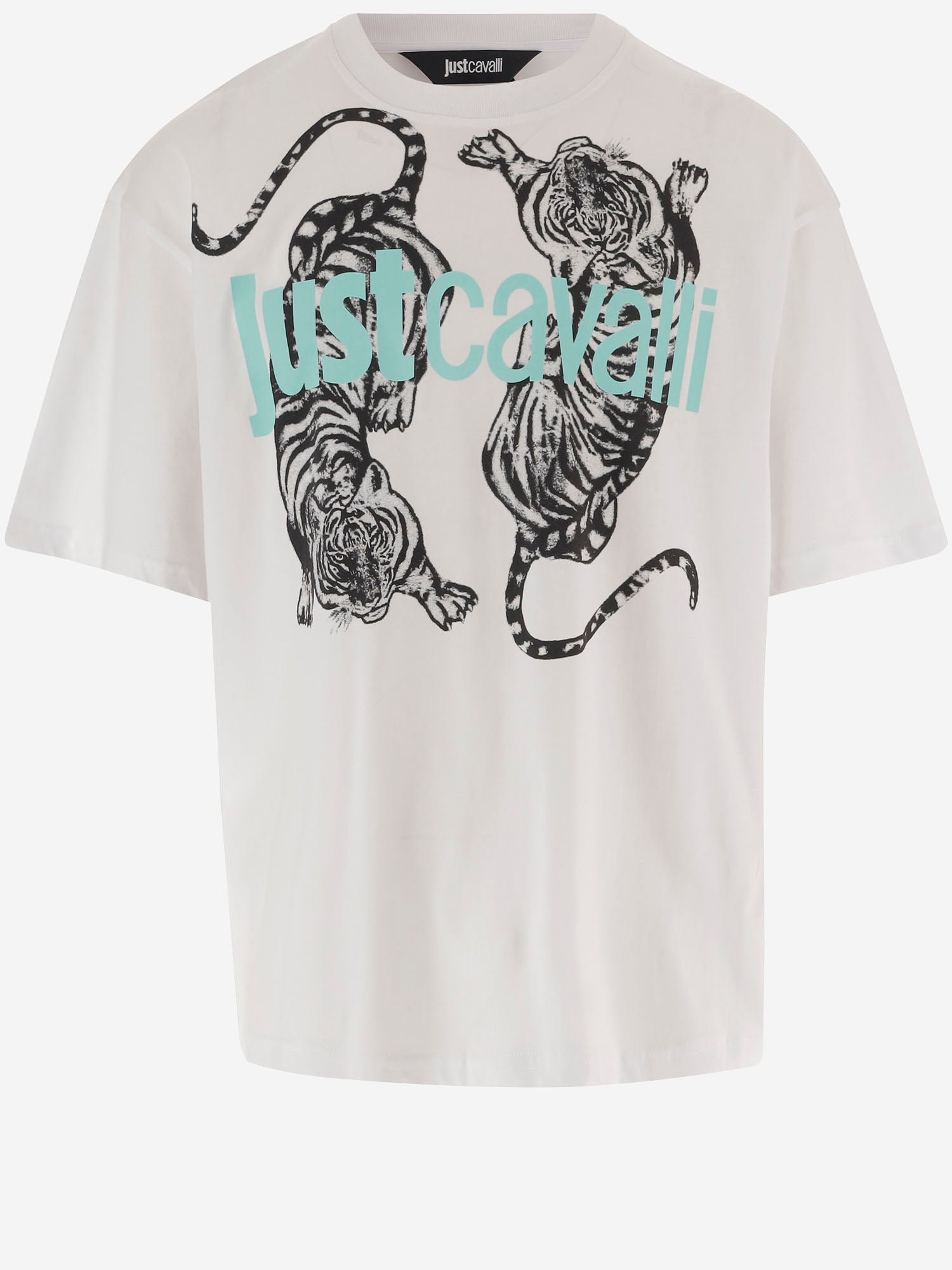 Just Cavalli T-shirts and Polos White Cotone