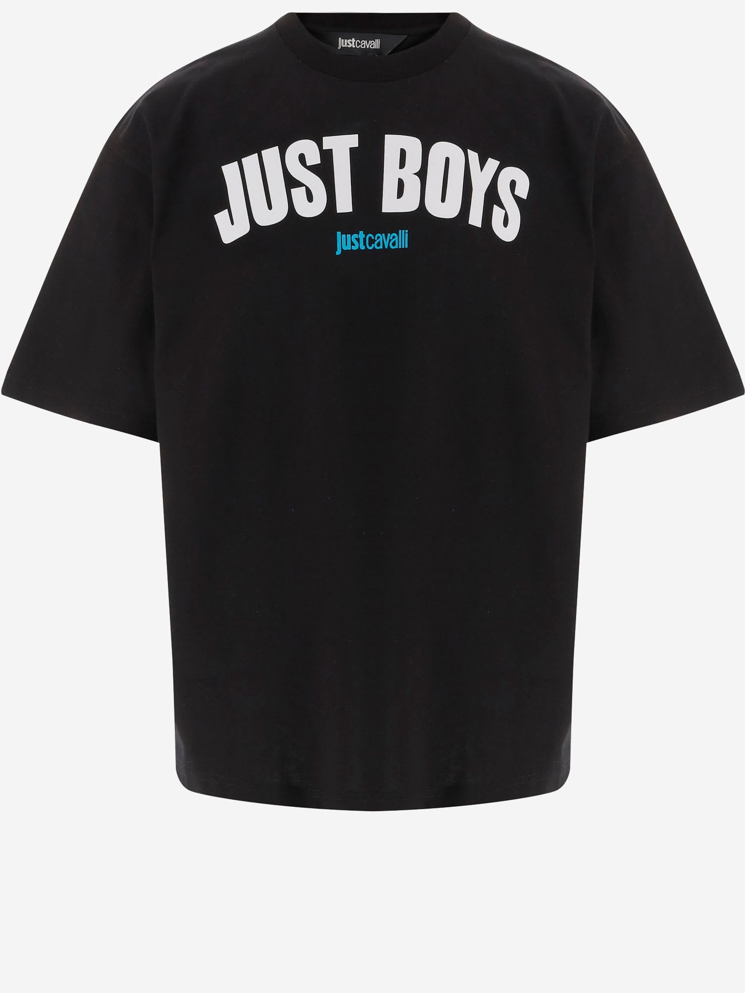 Just Cavalli T-shirts and Polos Black Cotone