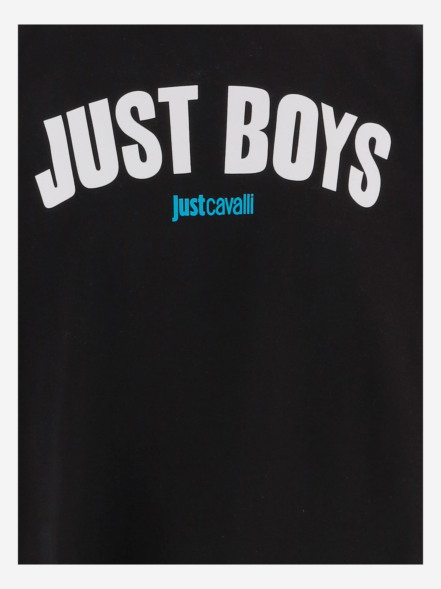 Just Cavalli T-shirts and Polos Black Cotone