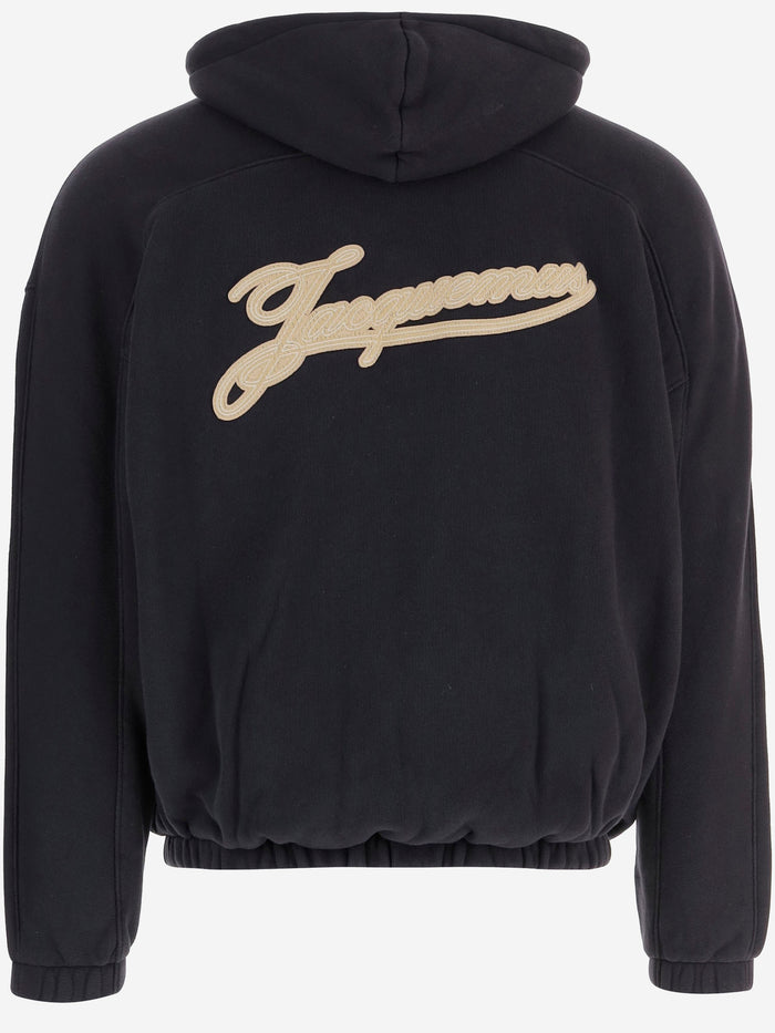 JACQUEMUS Sweaters Blue Coton