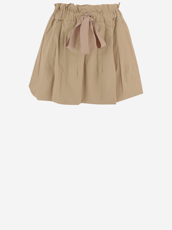 PATOU Skirts Beige Main : Co / Ornement: Vi