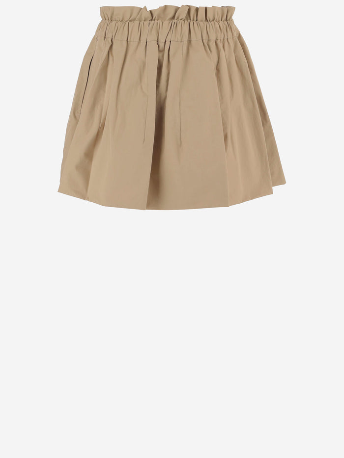 PATOU Skirts Beige Main : Co / Ornement: Vi