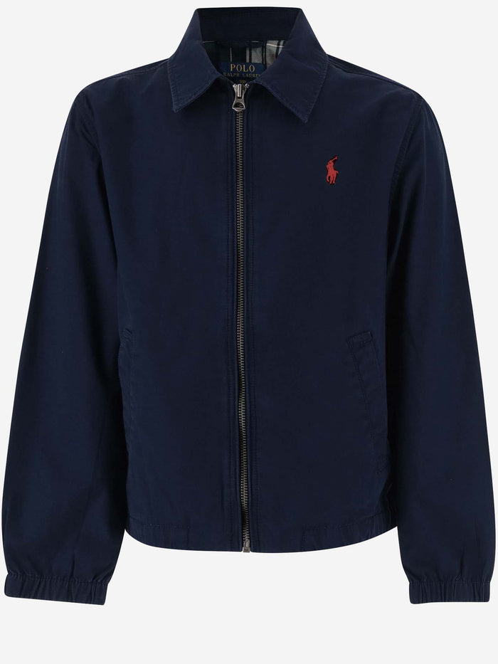 Polo Ralph Lauren Jackets Blue Cotone
