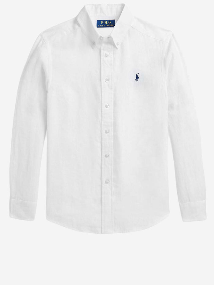 Polo Ralph Lauren Shirts White Lino