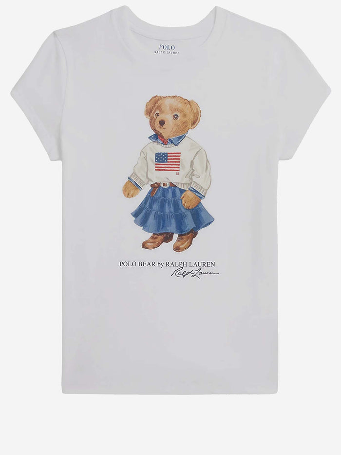 Polo Ralph Lauren T-shirts and Polos White Cotone