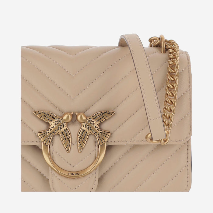 Pinko Bags Beige Pelle