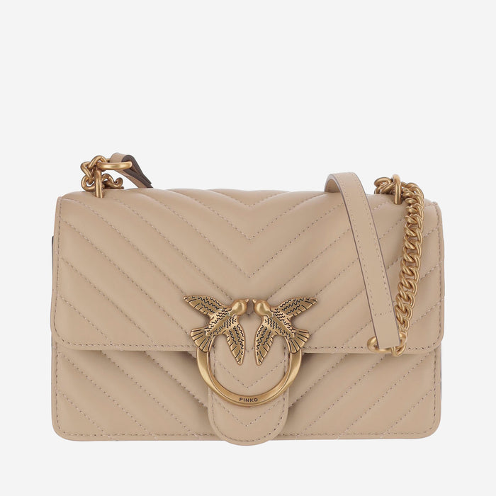 Pinko Bags Beige Pelle
