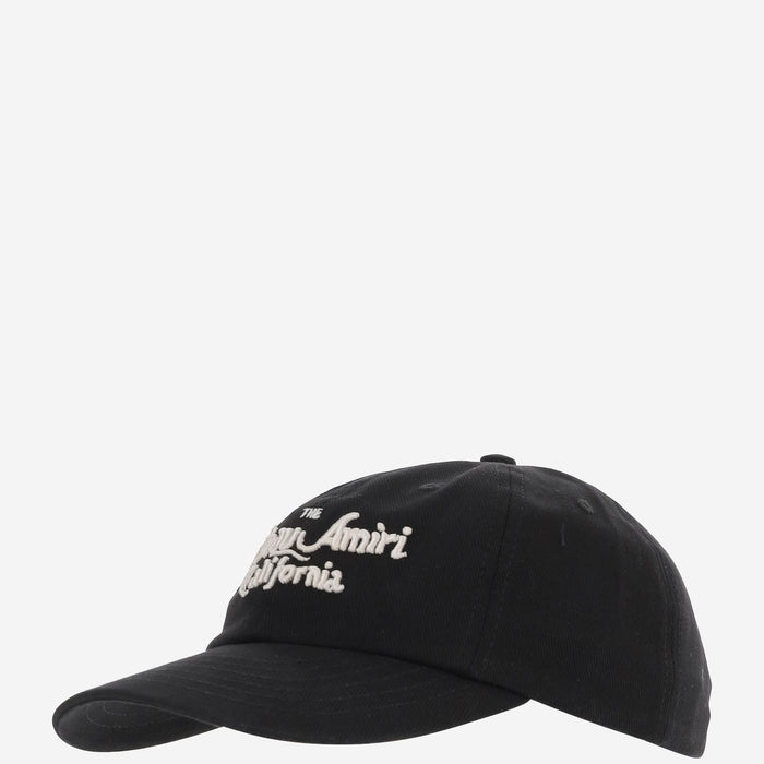 Amiri Hats Black Cotton