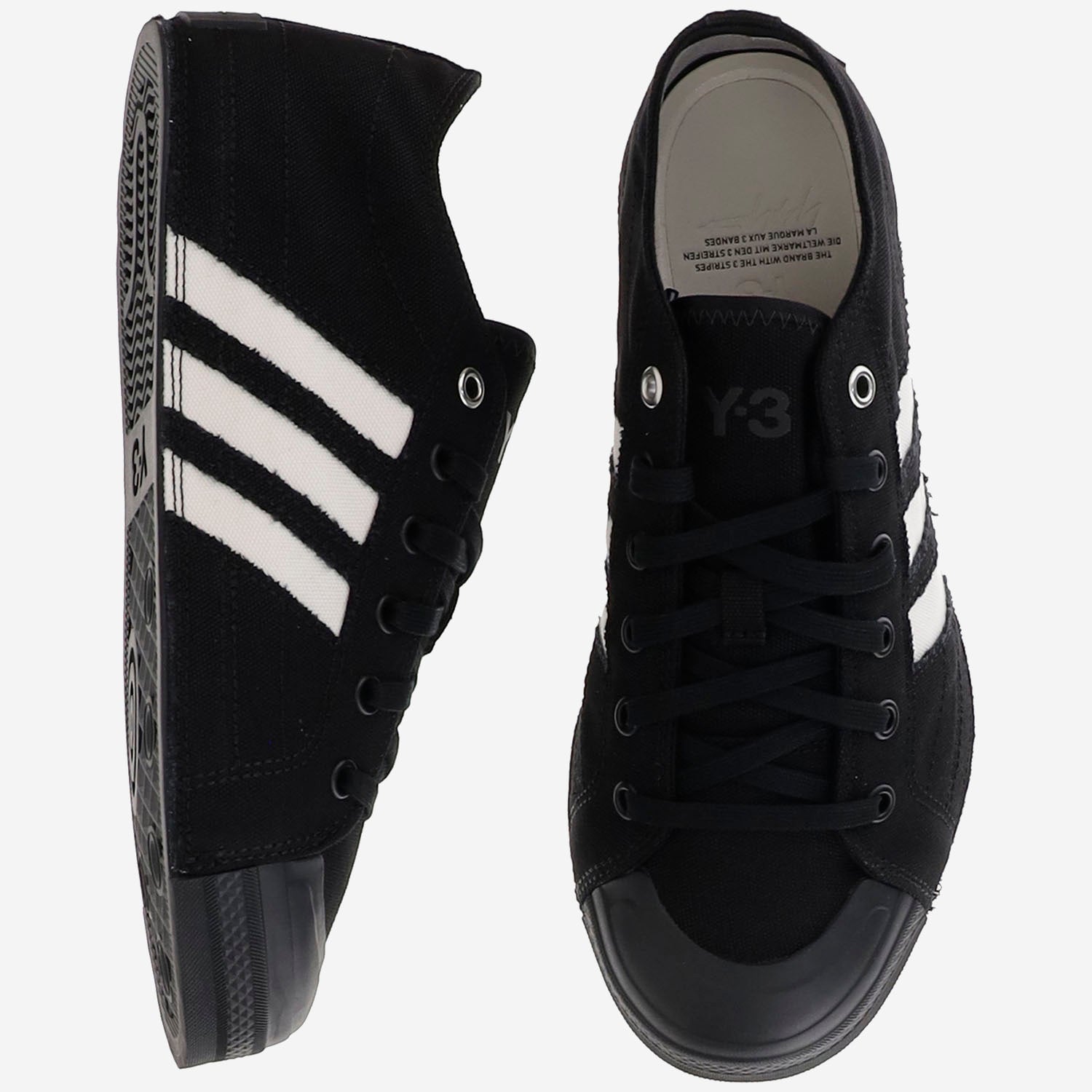 Y-3 Sneakers Black Textile