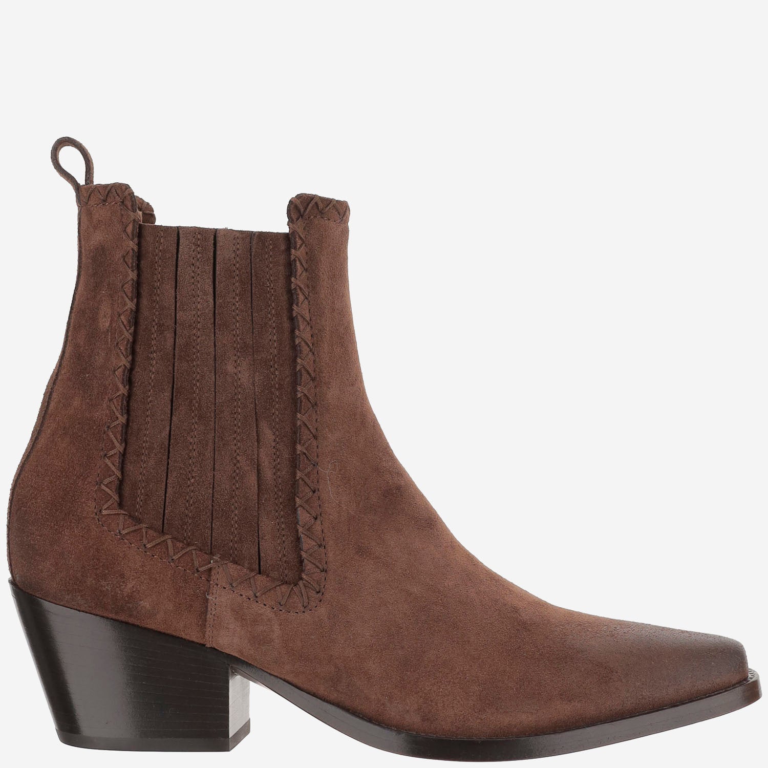 SARTORE Boots Brown Suede