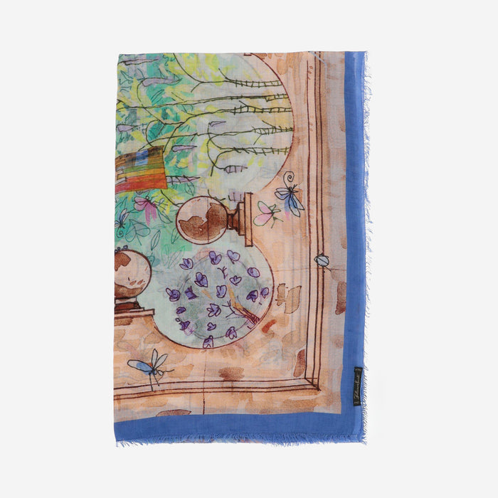 Faliero Sarti Scarfs Red Modal Seta