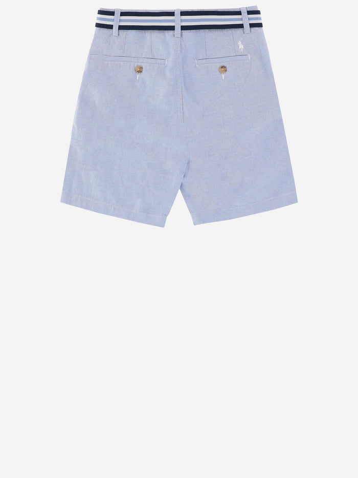 Polo Ralph Lauren Shorts Clear Blue Cotone