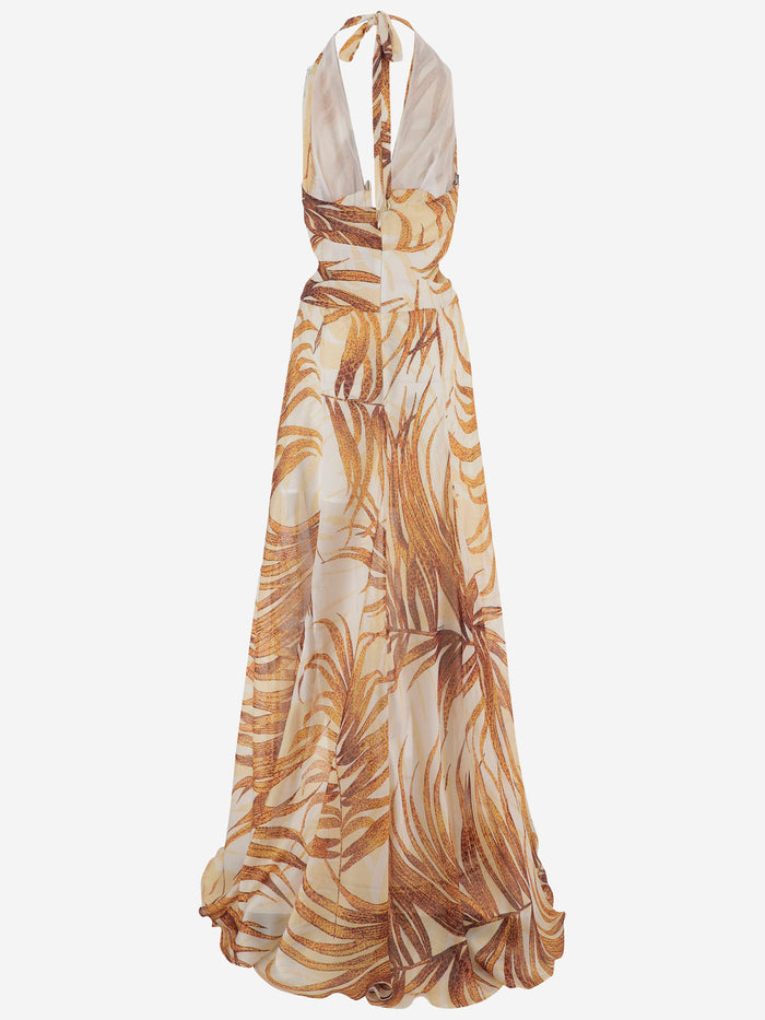 Just Cavalli Dresses Beige Poliester