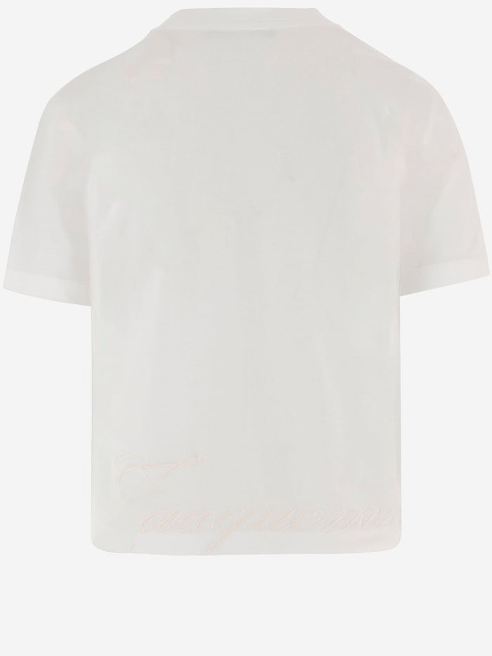 JACQUEMUS T-shirts and Polos White Cotone