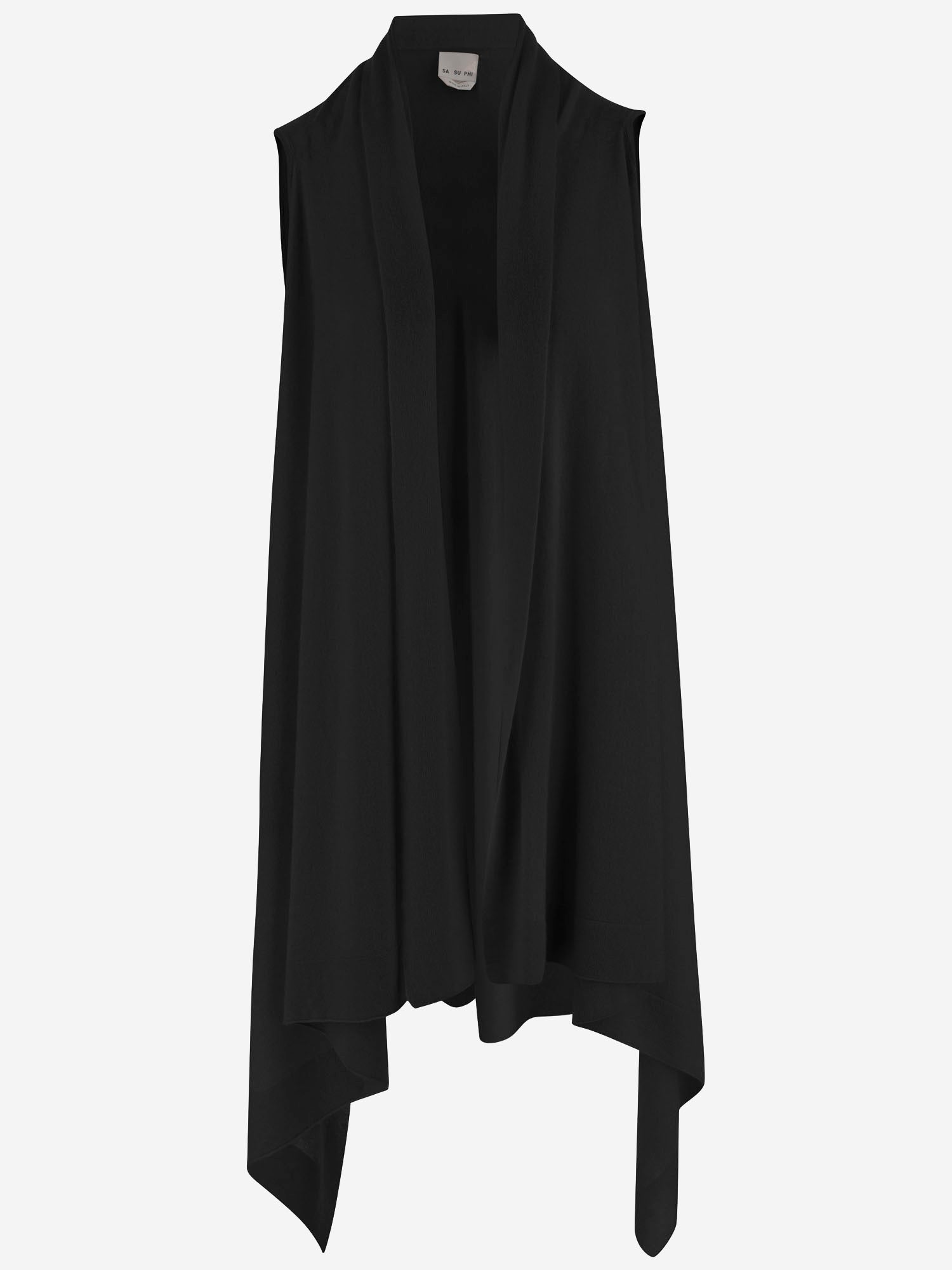 SA SU PHI Sweaters Black Cashmere Seta