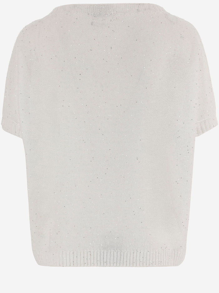 Bruno Manetti Sweaters White Lino