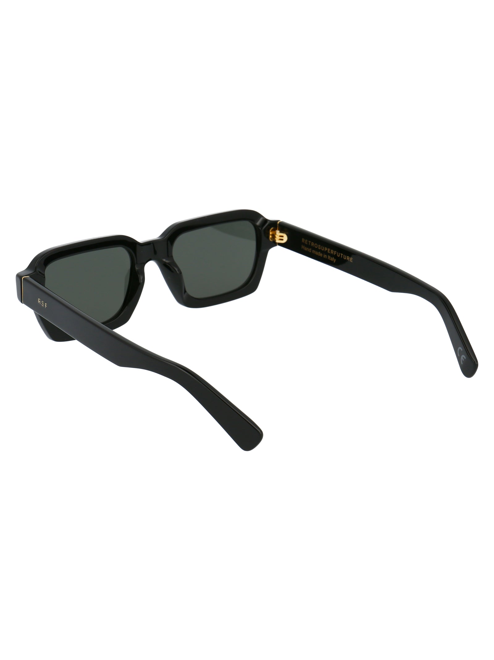 Njs Blk Black Acetate Sunglasses