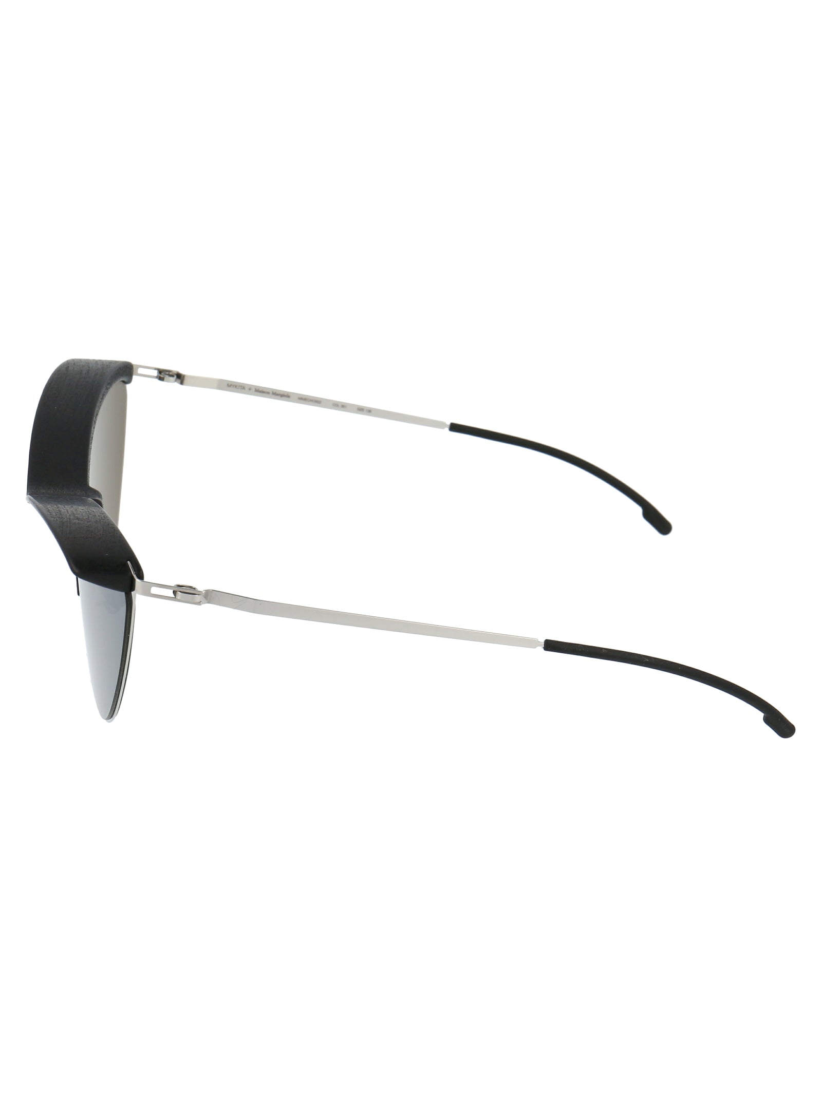 Mmecho002 351 Mh22 Pitchblack/sll Stainless Steel Sunglasses