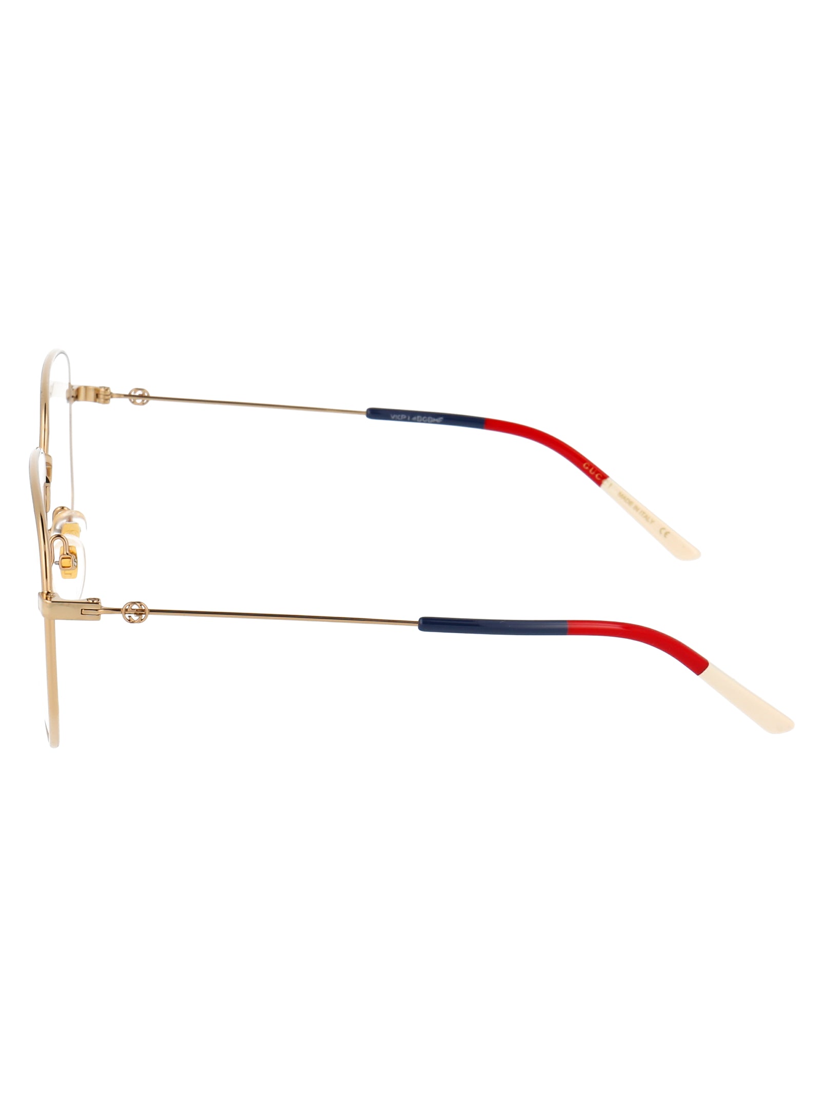 Gg0396o 002 Gold Transparent Metal Optical